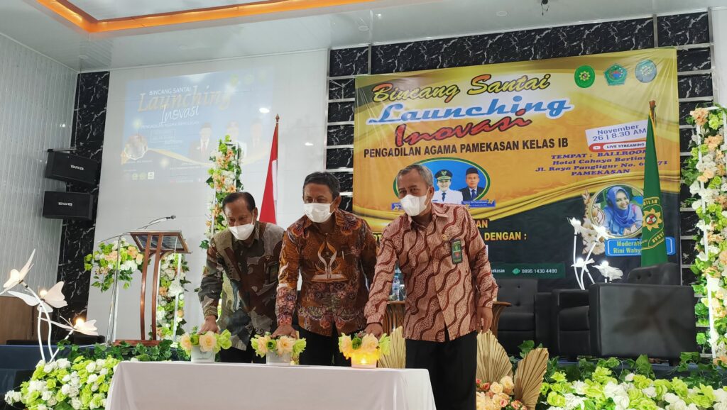 Tingkatkan Pelayanan, Pengadilan Agama Pamekasan Launching Inovasi Tingkatkan Pelayanan, Pengadilan Agama Pamekasan, Launching Inovasi, Pamekasan