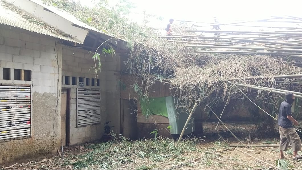 Rumah Rusak, Bencana Alam, Desa Cibodas, Rumpin, Bantuan Pemerintah