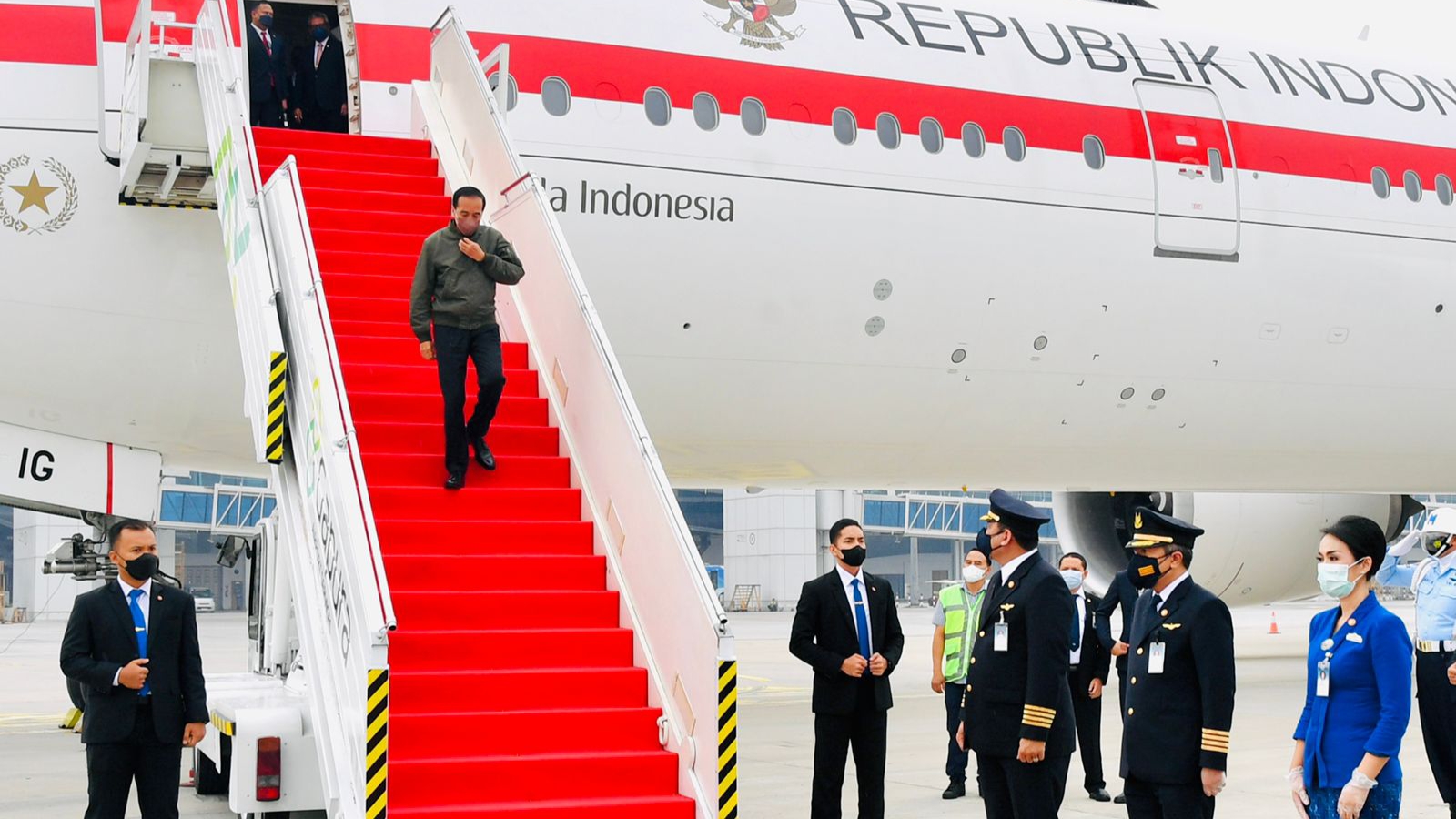 Tiba di Indonesia, Presiden Jokowi, Karantina