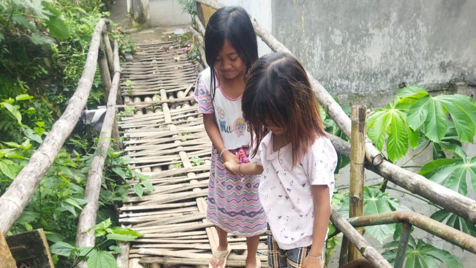 Jembatan Bambu, Jembatan Bambu di Harjasari, Kelurahan Harjasari, Pemkot Bogor, Pemkot Bogor Cuek