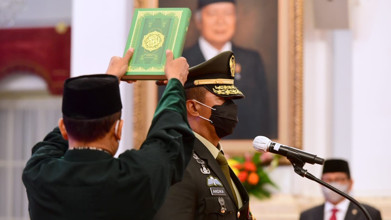 Andika Perkasa, Pelantikan Andika Perkasa, Pelantikan Panglima TNI, Panglima TNI