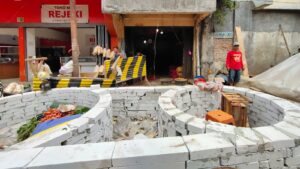Para Pemilik Toko di Jalan Pedati Protes Pembangunan Taman di Pedestrian Toko di Jalan Pedati, Jalan Pedati, Protes Pembangunan Taman, Pembangunan Pedestrian