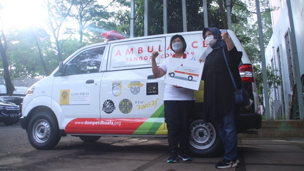 Iluni FEB UI Donasikan Mobil Ambulan kepada Satgas Dompet Dhuafa Iluni FEB UI, Mobil Ambulan, Satgas Dompet Dhuafa