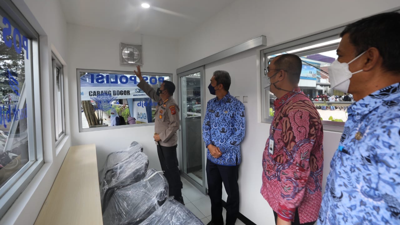 Pos Polisi, Pospol Lalu Lintas, Kawasan Alun-alun, Alun-alun Kota Bogor, Polresta Bogor