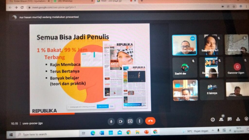 Taklim Jurnalistik, Literasi, Media Massa,