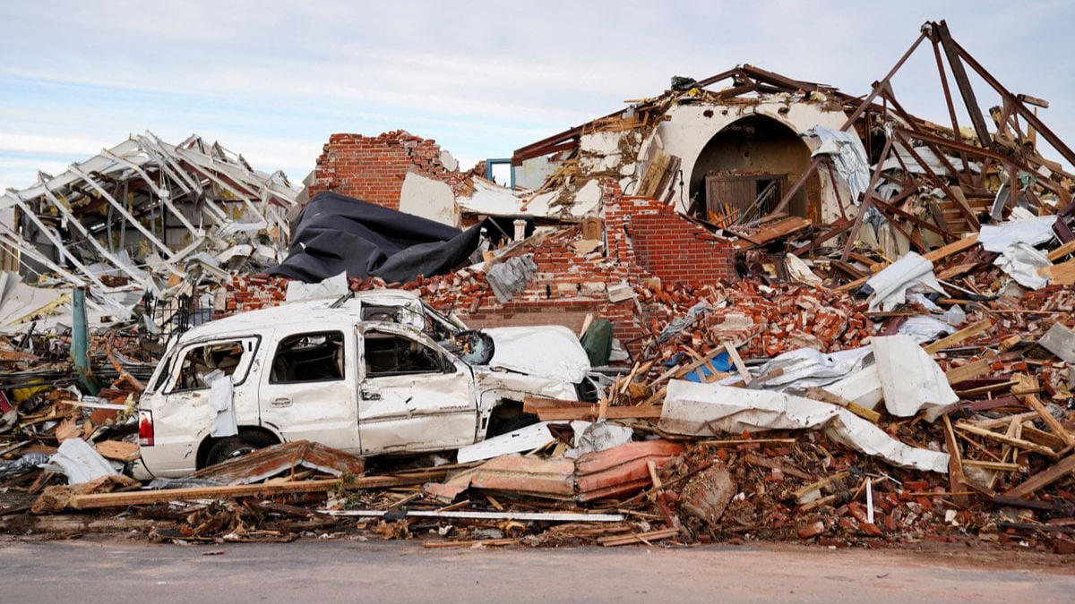 Amerika, Tornado, Korban Tornado, Kentucky