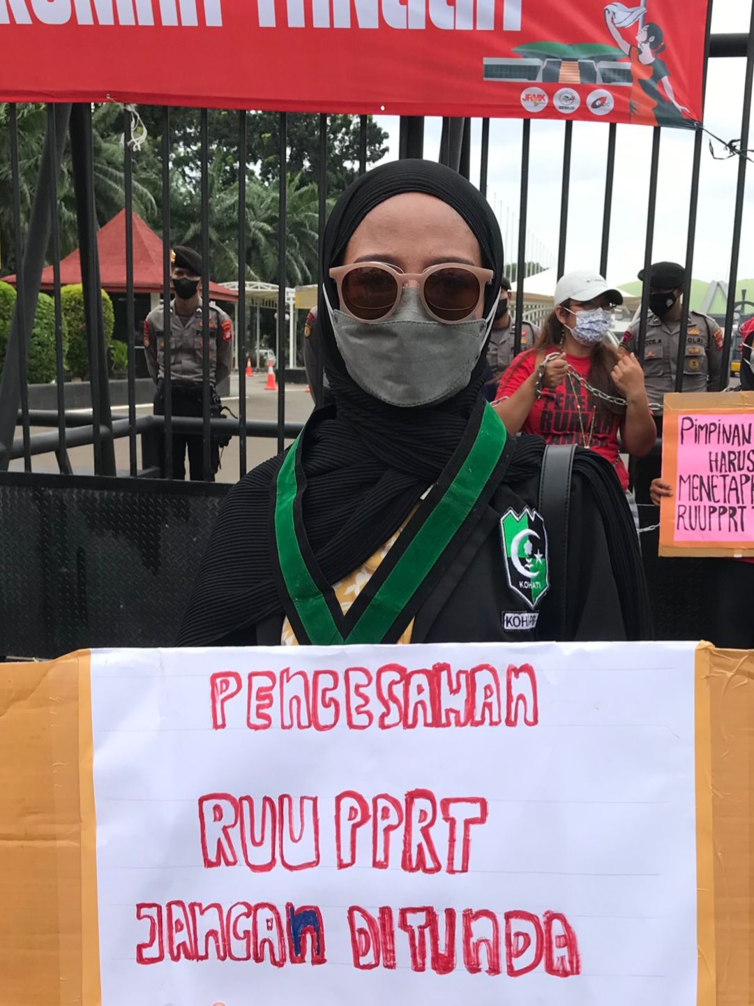 Gedung DPR, DPR RI, Kohati PB HMI, RUU PPRT