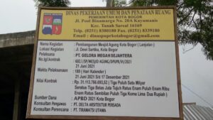 Lambat, Pembangunan Masjid Agung Kota Bogor Dipertanyakan Lambat, Pembangunan Masjid Agung, Masjid Agung Kota Bogor, Proyek, Dipertanyakan