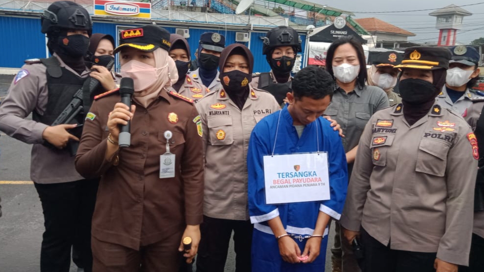 Hari Ibu, Polwan Kota Bogor, Rilis Kasus, Begal Payudara
