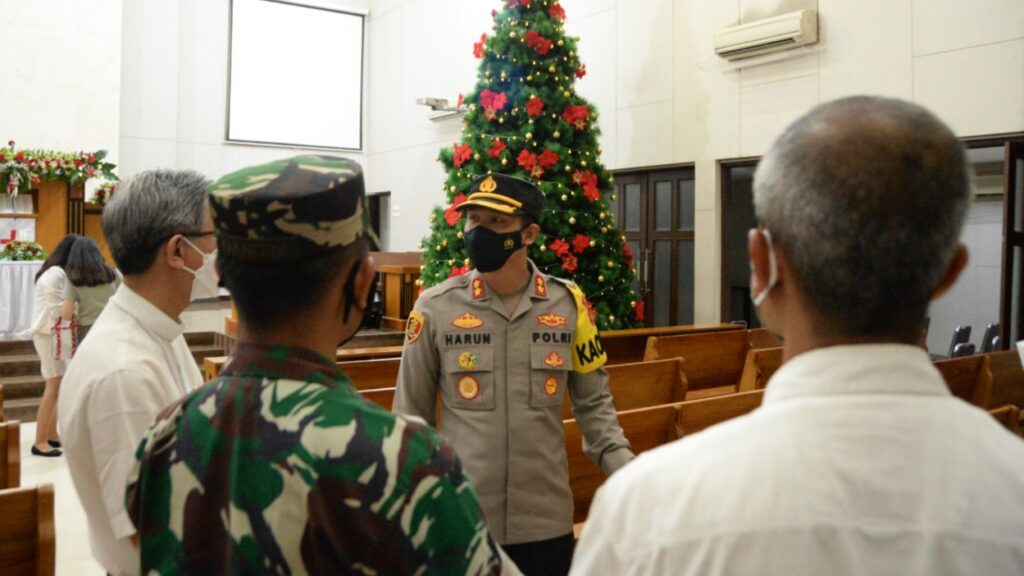 Polres Bogor, Misa Natal, Natal, Berjalan Aman