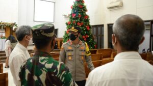 Dibatasi 50 persen, Polres Bogor Pastikan Misa Natal Berjalan Aman Polres Bogor, Misa Natal, Natal, Berjalan Aman