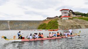 Naik Perahu Naga, Jokowi Resmikan Bendungan Ladongi Kolaka Timur Perahu Naga, Jokowi, Bendungan Ladongi, Kolaka Timur