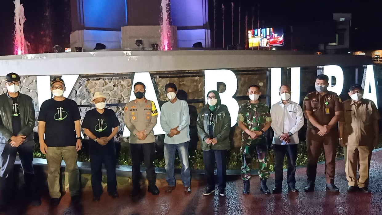 Tahun Baru, Bupati Bogor, Tugu Pancakarsa