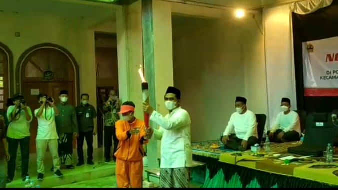 Sambut Obor PeSOnas, Gus Yasin Ajak Sekolahkan Anak Berkebutuhan Khusus Obor PeSOnas, Gus Yasin, Taj Yasin Sekolah, Anak Berkebutuhan Khusus