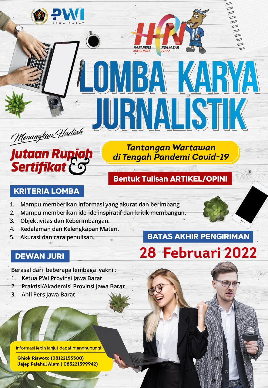 HPN 2022, PWI Jabar, PWI, Lomba Menulis, Menulis Artikel