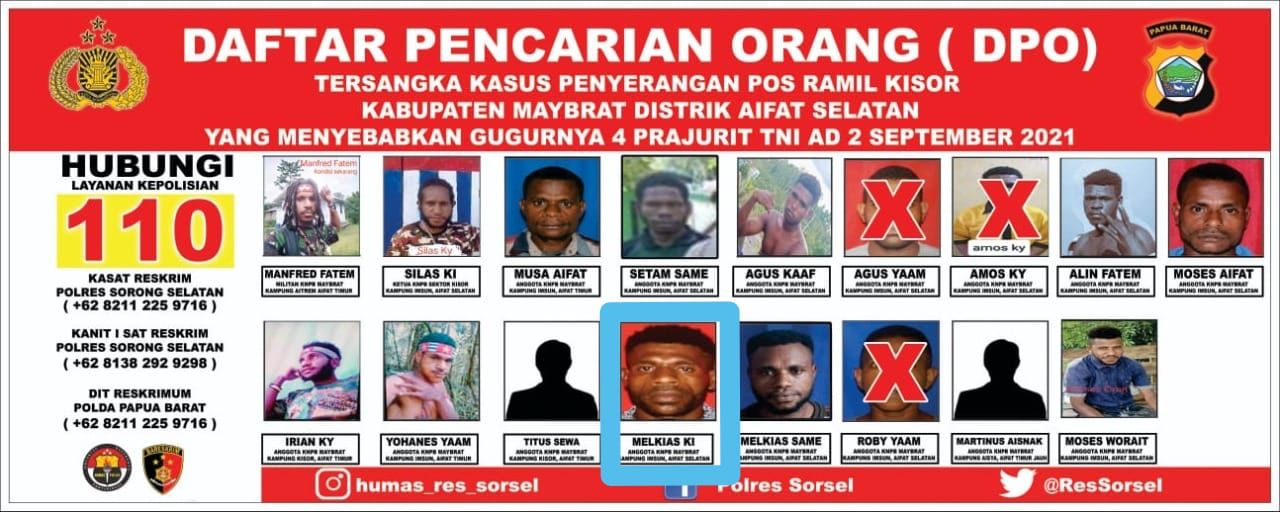 Polres Sorong Selatan, DPO, Penyerangan, Pos Ramil Kisor