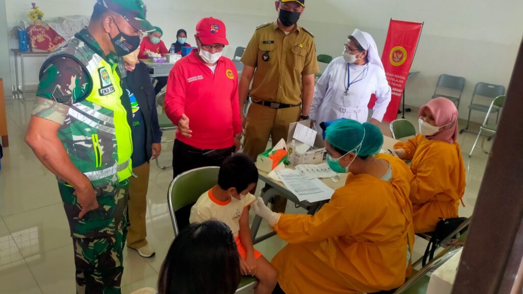 BIN Gelar Percepatan Vaksinasi untuk Pelajar di Kota Bogor BIN, Percepatan Vaksinasi, Pelajar Kota Bogor