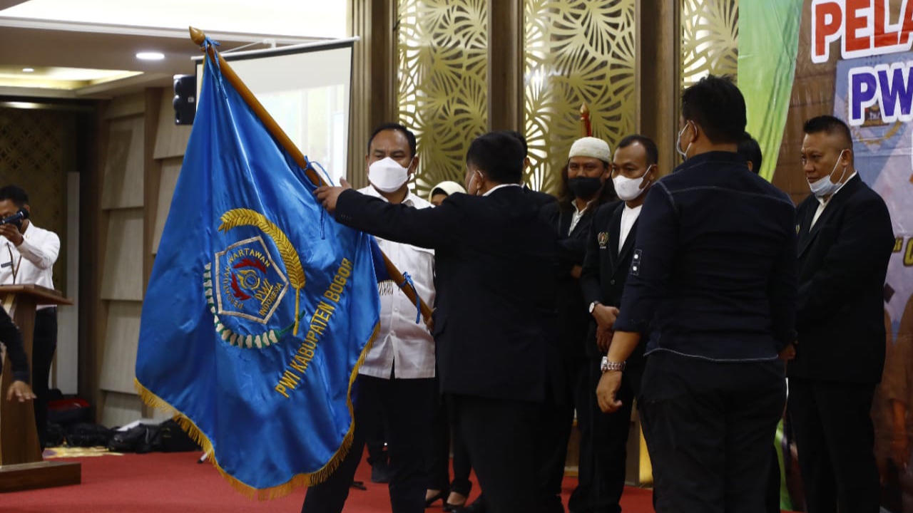 PWI Kabupaten Bogor, PWI, Pelantikan PWI, Wartawan Bogor
