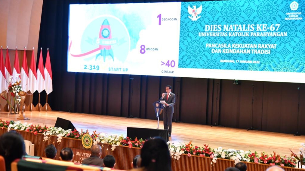 Dies Natalis ke-67 Unpar, Jokowi Jelaskan Kunci Penanganan Pandemi Dies Natalis Unpar, Unpar, Jokowi, Penanganan Pandemi