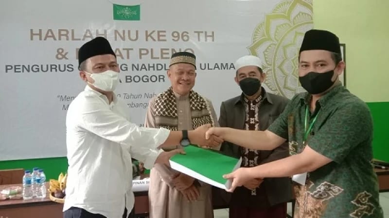 Irfan Haryanto, PWNU Jabar, Edi Nurokhman, PCNU Kota Bogor