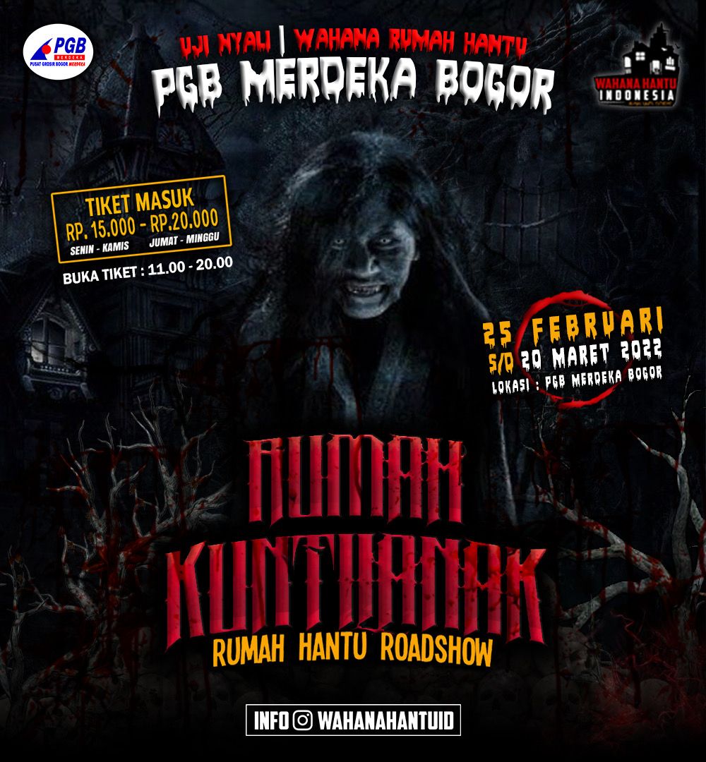 Rumah Kuntilanak, PGB, PGB Kota Bogor,