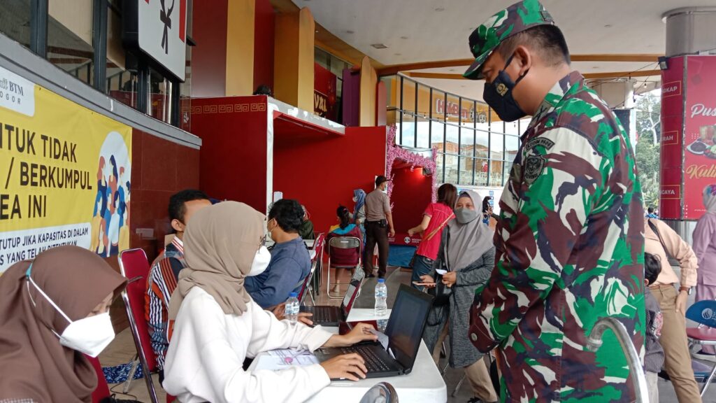 Kodim Kota Bogor Gelar Sentra Vaksinasi di Dua Lokasi Kodim Kota Bogor, Sentra Vaksinasi, Terminal Baranangsiang, BTM