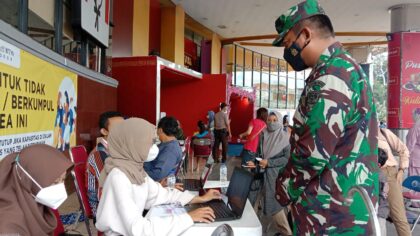 Kodim Kota Bogor Gelar Sentra Vaksinasi di Dua Lokasi Kodim Kota Bogor, Sentra Vaksinasi, Terminal Baranangsiang, BTM