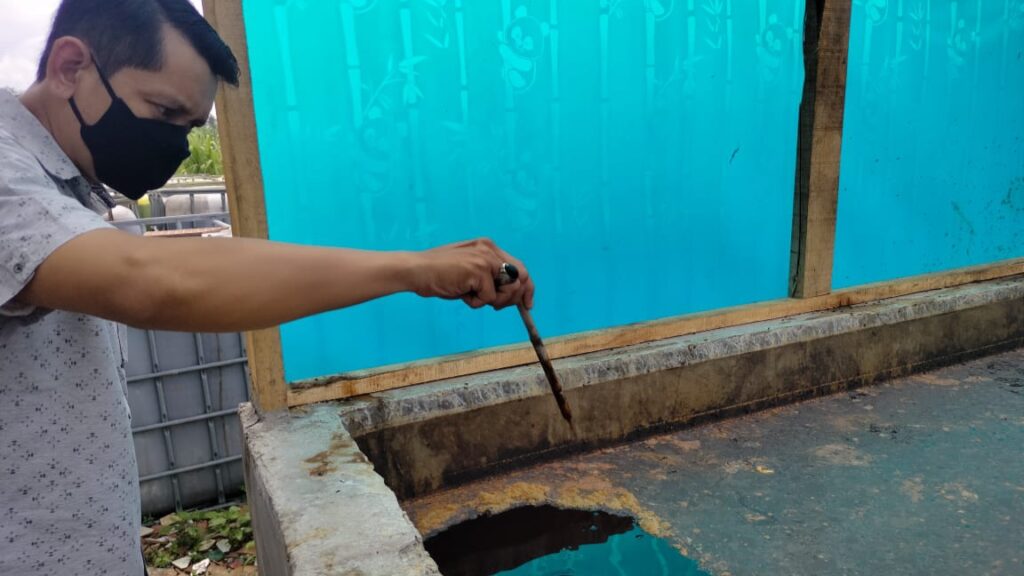 Polsek Citeureup Cek Penyimpanan Limbah di Bekas Pabrik Kanisatex Polsek Citeureup, Limbah, Pabrik Kanisatex