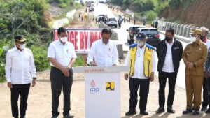 Jokowi Resmikan Jalan Bypass Balige di Kabupaten Toba Jokowi, Jalan, Bypass Balige, Kabupaten Toba