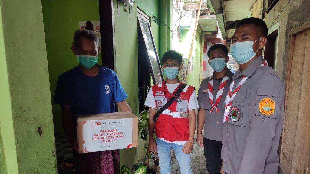 Kolaboraksi Pramuka dan Temanco-SalamAid Bikin Tenang Warga Bogor Kolaboraksi, Pramuka Kota Bogor, Temanco-SalamAid, Bikin Tenang, Warga Bogor