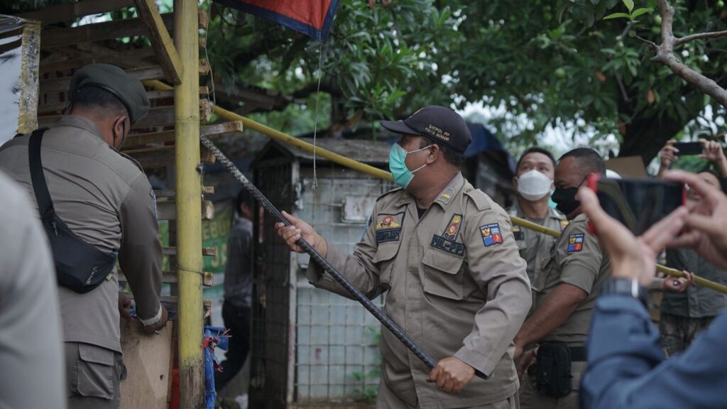 Lahan Hijau, Bangunan Liar, Simpang Ciawi, Satpol PP Kota Bogor