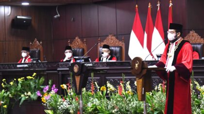 Presiden Apresiasi Peradilan Digital MK saat Pandemi Presiden Jokowi, Peradilan Digital, MK, Pandemi