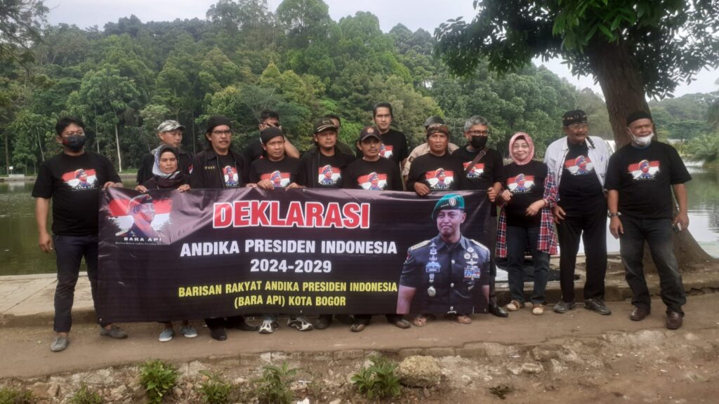 Bara API Kota Bogor Deklarasi Dukung Andika Perkasa Menjadi Capres Bara API, Bara API Kota Bogor, Deklarasi Dukungan, Andika Perkasa, Calon Presiden