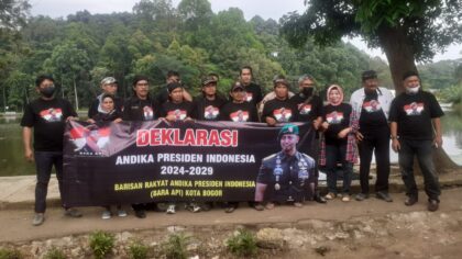 Bara API Kota Bogor Deklarasi Dukung Andika Perkasa Menjadi Capres Bara API, Bara API Kota Bogor, Deklarasi Dukungan, Andika Perkasa, Calon Presiden