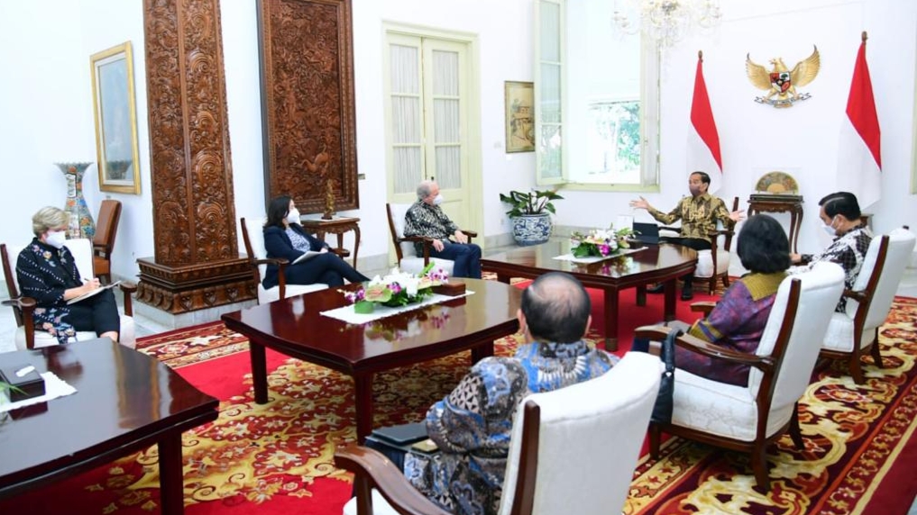 Jokowi Temui Delegasi Bank Dunia, Bahas G20 hingga Isu Kawasan Bank Dunia, G20, Presidensi G20, Isu Kawasan
