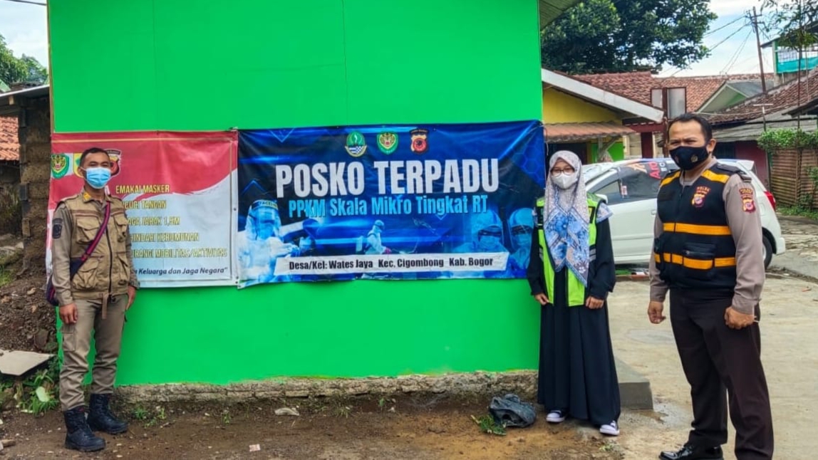 Omicron, Polres Bogor, Posko PPKM