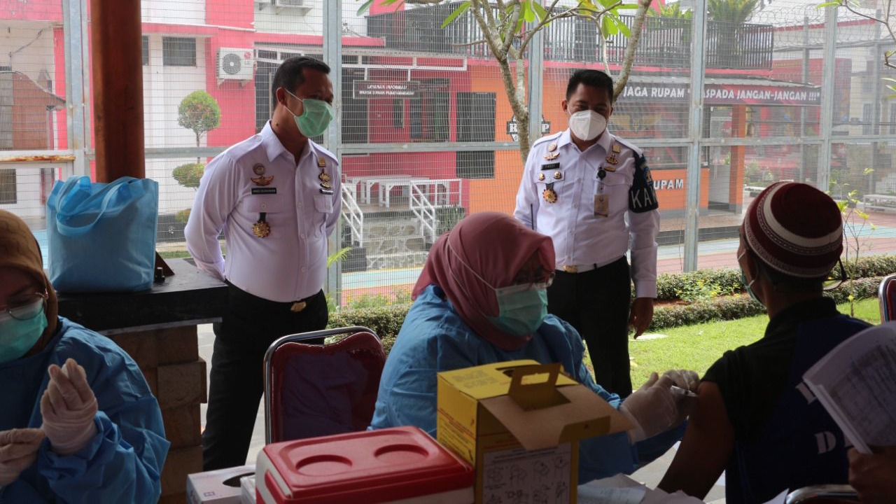 Rutan Depok, Vaksin Booster, Warga Binaan, Booster