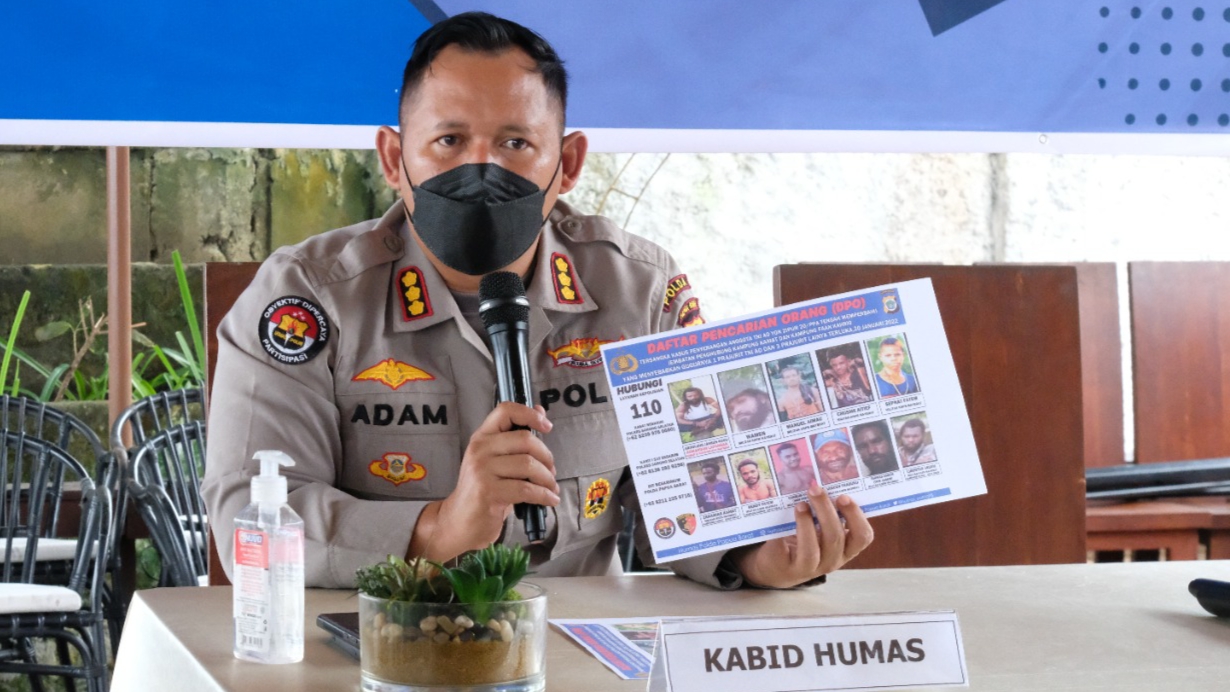 Polda Papua Barat, Papua Barat, DPO, Penembakan TNI, Anggota TNI