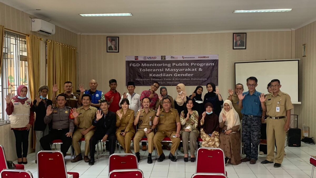 Metamorfosis, Forbodas, Monitoring Kinerja, Kelurahan Katulampa