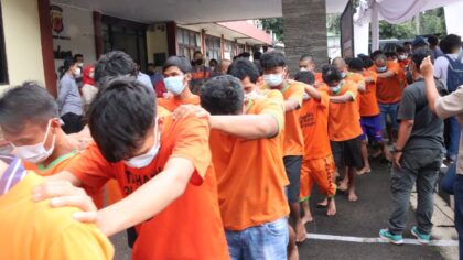 Polres Bogor Tangkap 68 Tersangka Curanmor Polres Bogor, Curanmor, Kendaraan Bermotor, Pencurian Motor