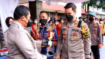 Ungkap Kasus Curanmor Terbanyak, Polsek Gunungputri Dapat Penghargaan Pengungkapan Kasus, Curanmor, Polsek Gunungputri, Penghargaan