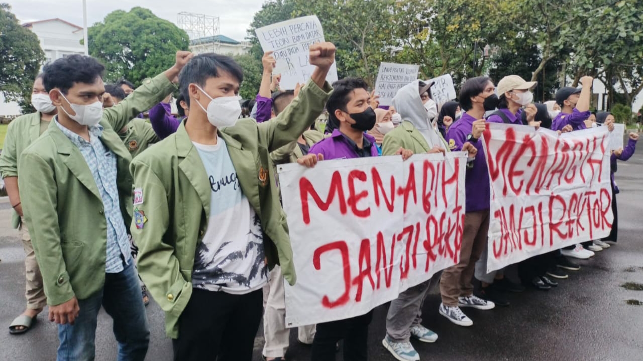 Biaya SPP, BEM Unida, Tagih Janji, Rektor Unida