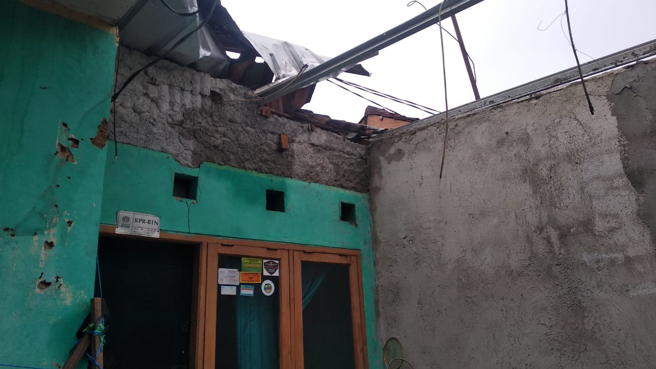 Rumah Warga, Ciampea, Rumah Rusak, Warga Ciampea, Puting Beliung