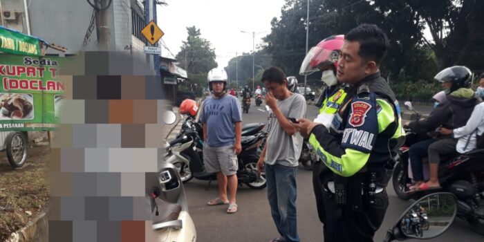 Anggota Sat Lantas Bogor Berhasil Tangkap Pencuri Motor Sat Lantas Polres Bogor, Pencuri Motor, Curanmor