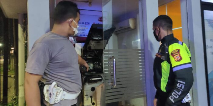 Sat Lantas Gagalkan Pencurian di Mesin ATM Nanggewer Sat Lantas, Sat Lantas Polres Bogor, Pencurian ATM, Mesin ATM, Nanggewer