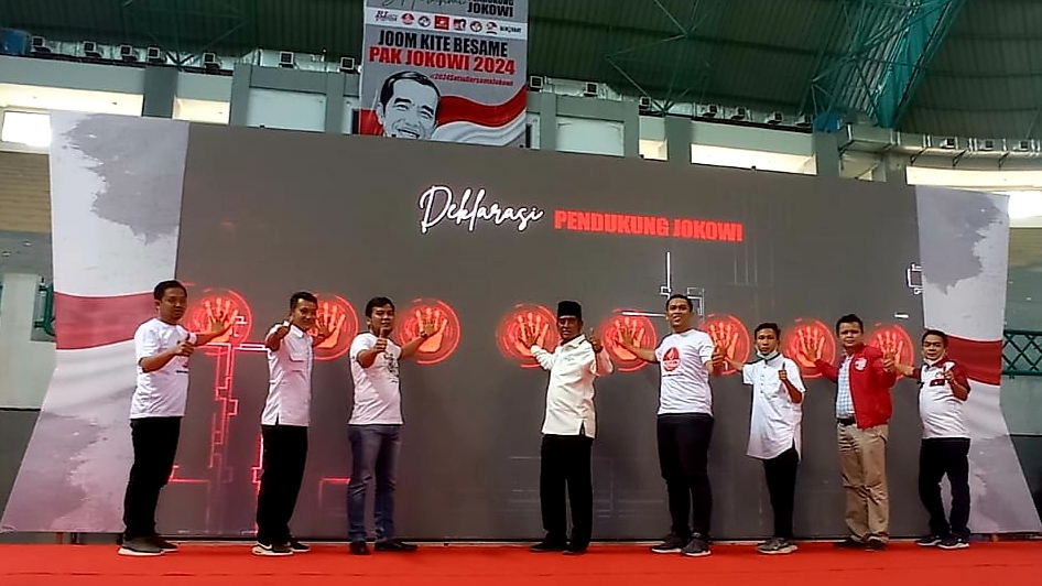 Relawan Jokowi, Provinsi Riau, Komitmen Dukung Jokowi
