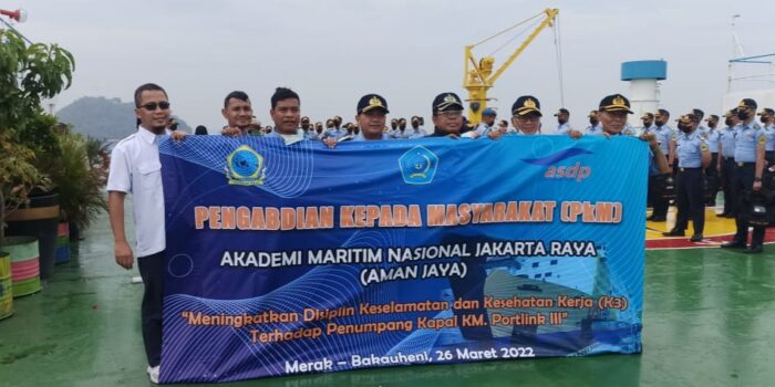Pengabdian Masyarakat Aman Jaya di Kapal ASDP Merak - Bakauheni Pengabdian Masyarakat, Aman Jaya, Kapal ASDP, Merak - Bakauheni