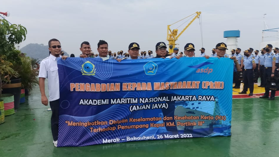 Pengabdian Masyarakat, Aman Jaya, Kapal ASDP, Merak - Bakauheni