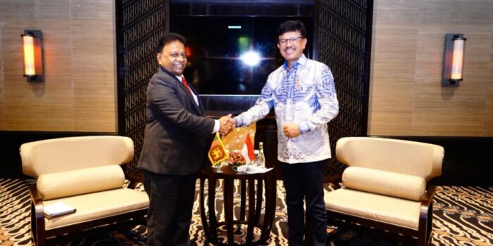 Menkominfo dan Menteri Srilanka Dullas AYH II