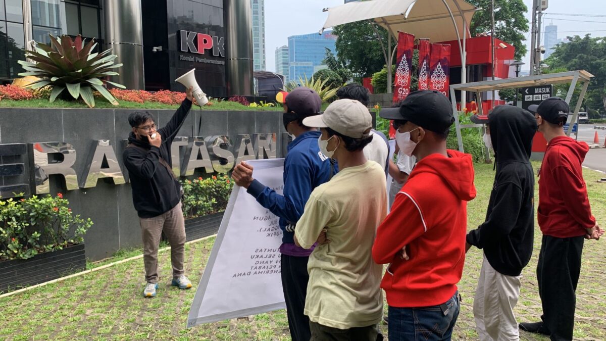 Demo di KPK, KPK, Mahasiswa, Usut Tuntas e-KTP, Kasus e-KTP